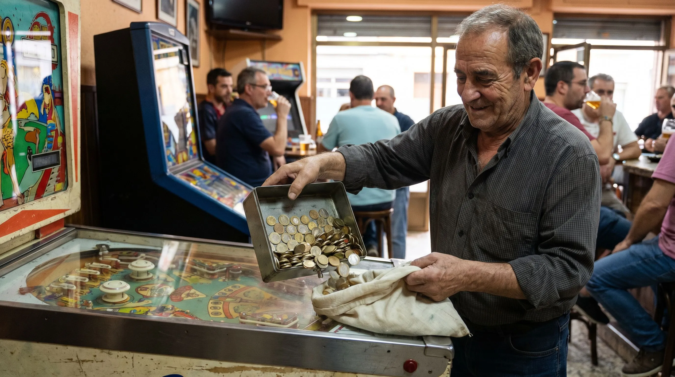 ¿Cuánto se puede ganar con máquinas recreativas en un bar?